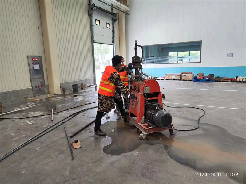 迁西厂房地面下沉塌陷注浆加固施工